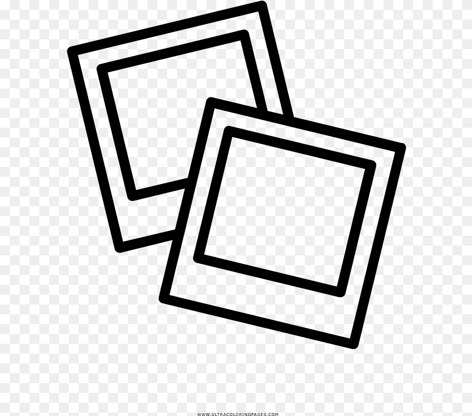 Polaroids Coloring, Gray Free Png Download