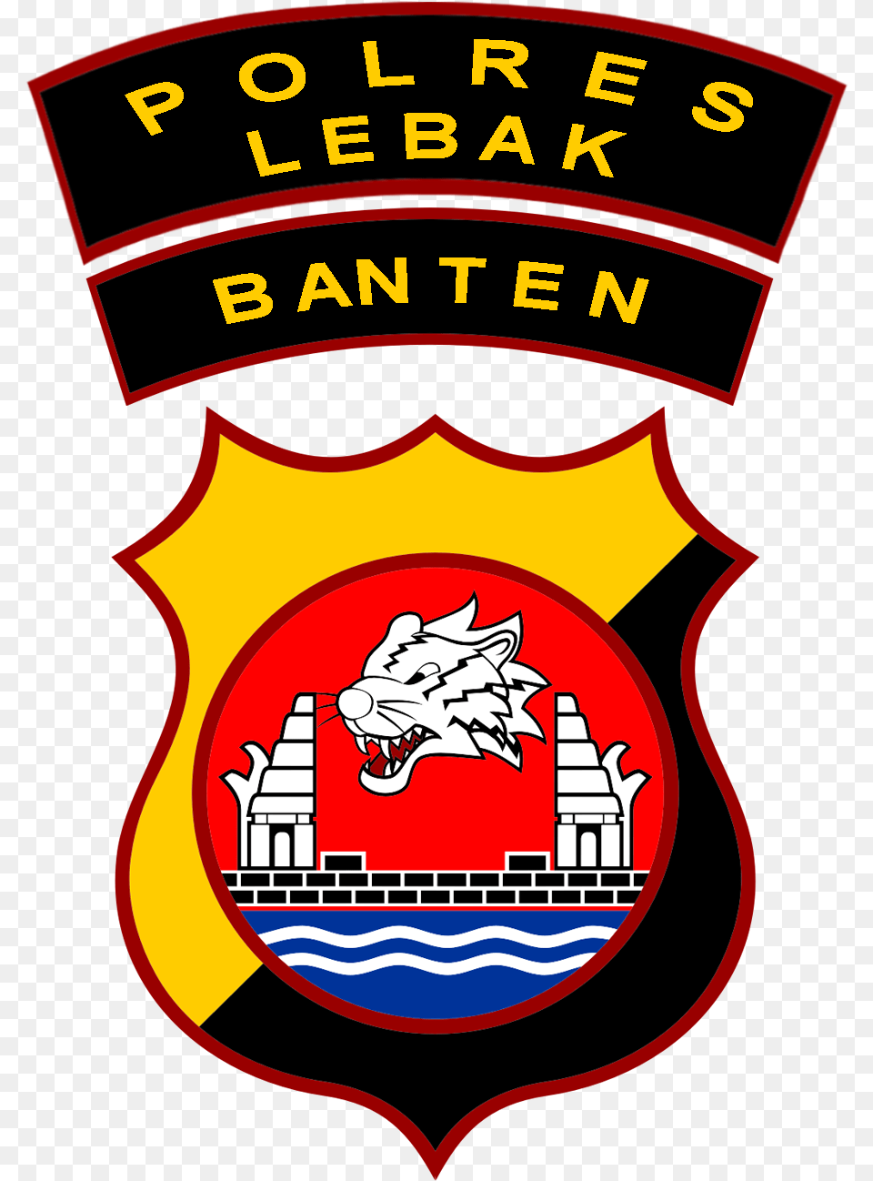 Polda Banten, Badge, Logo, Symbol, Emblem Png Image