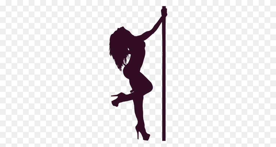 Pole Dance, Person, Dancing, Leisure Activities, Silhouette Free Transparent Png