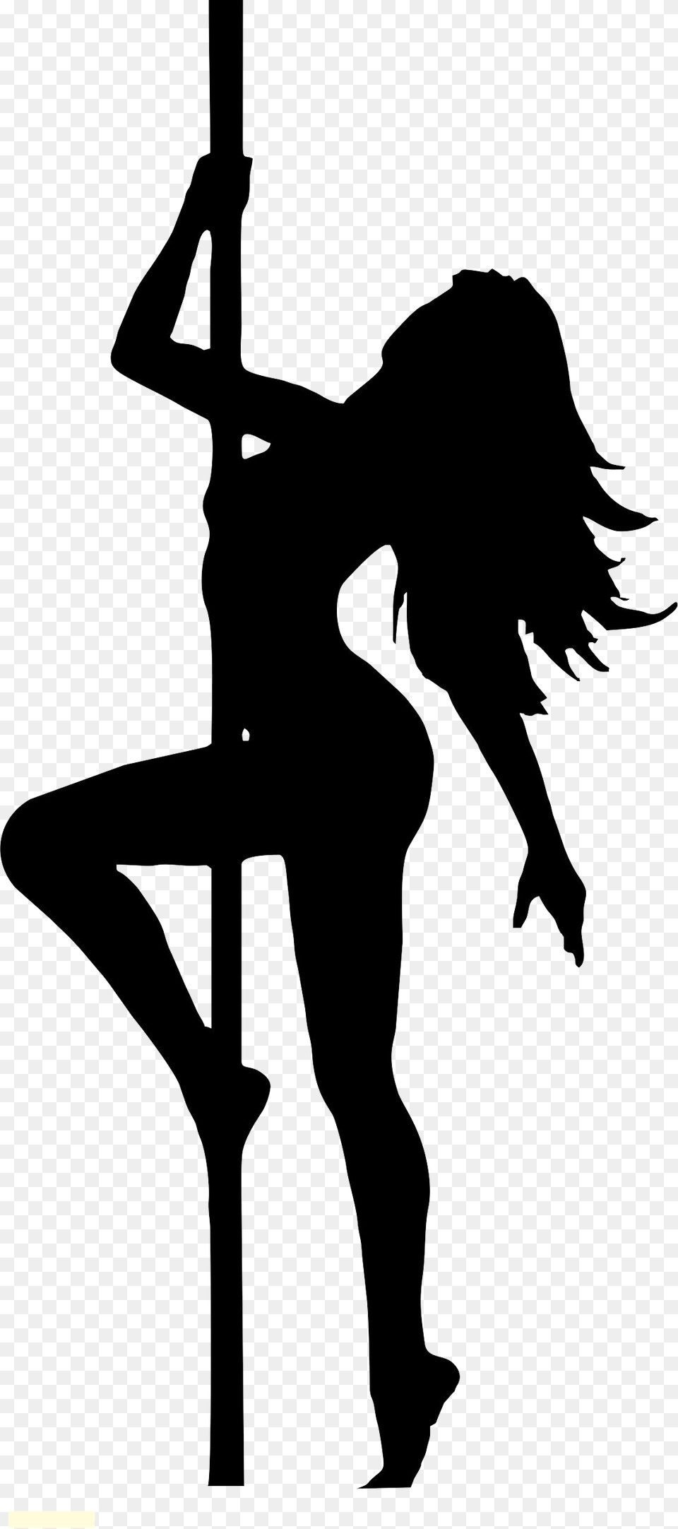 Pole Dance, Silhouette, Adult, Female, Person Free Png Download