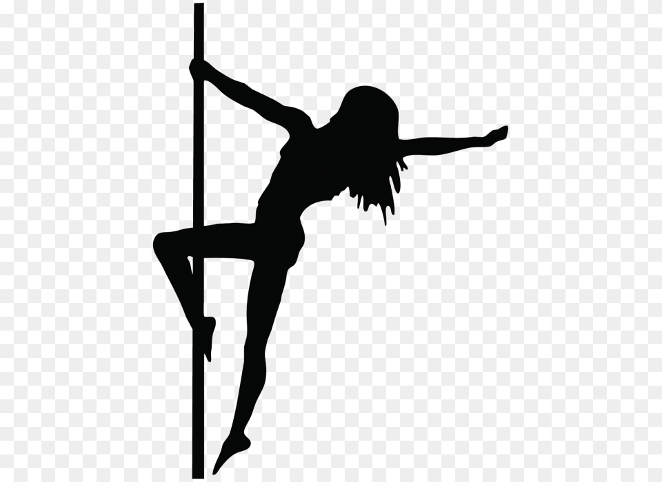 Pole Dance, Silhouette, Dancing, Leisure Activities, Person Free Png Download