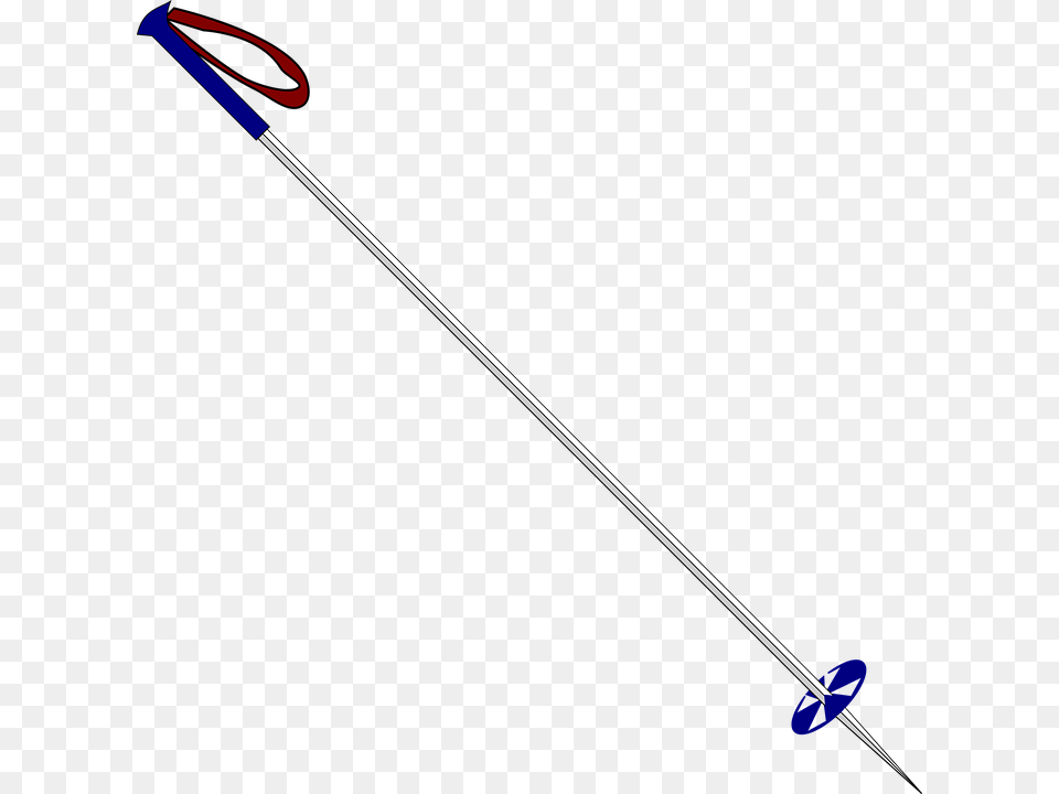Pole Ski Skiing Ski Pole Sport Sports Ski Pole Clip Art, Sword, Weapon Png Image