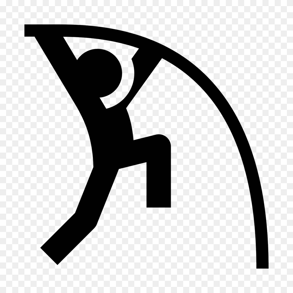 Pole Vault Computer Icons Jumping Symbol Clip Art, Gray Free Png Download