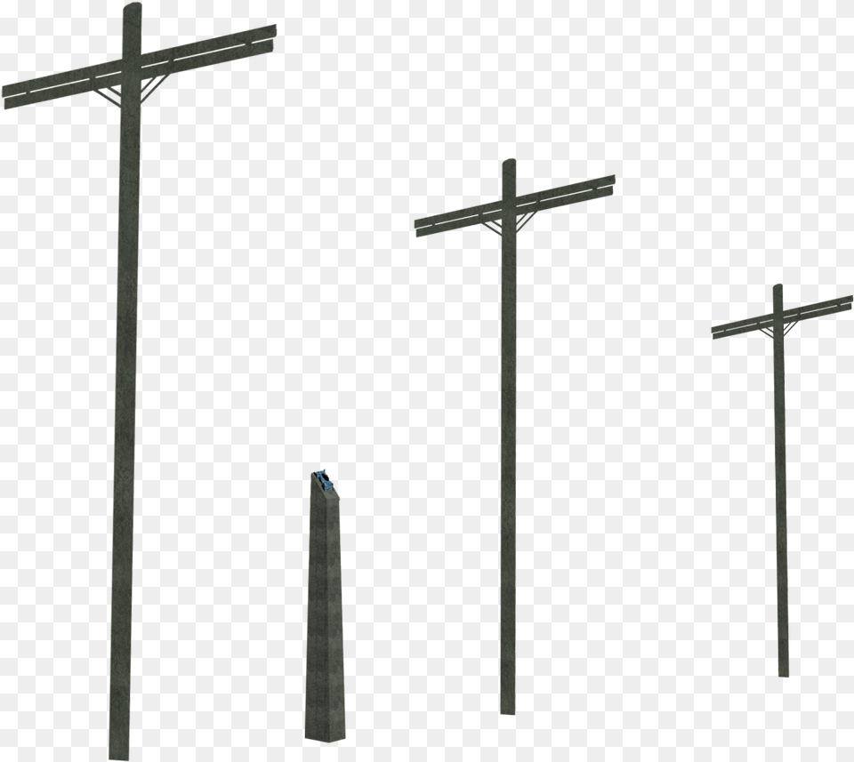 Pole Vector Utility Cross, Symbol, Utility Pole Png Image
