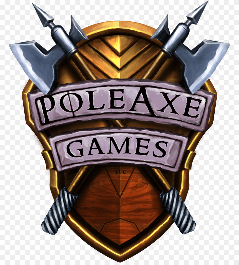 Poleaxe Games Llc Poleaxe Games, Badge, Logo, Symbol, Emblem Free Png