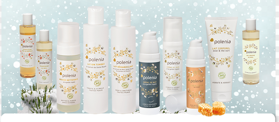 Polenia In The Snow Cosmetics, Bottle, Lotion, Herbal, Herbs Free Transparent Png