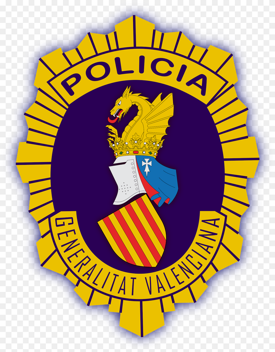 Polica Generalitat Valenciana Emblem, Badge, Logo, Symbol Free Transparent Png