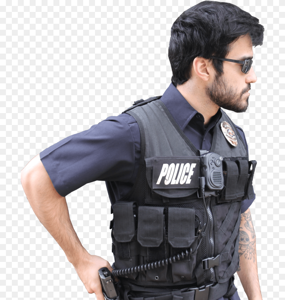 Police, Vest, Clothing, Adult, Person Png Image