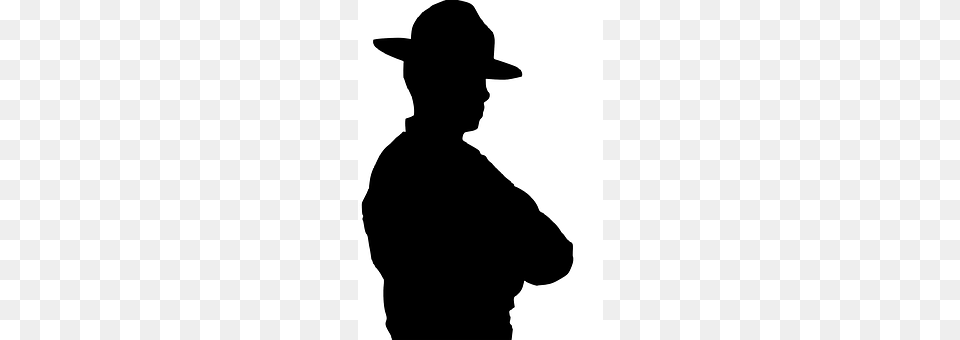 Police Clothing, Hat, Silhouette, Adult Free Png Download