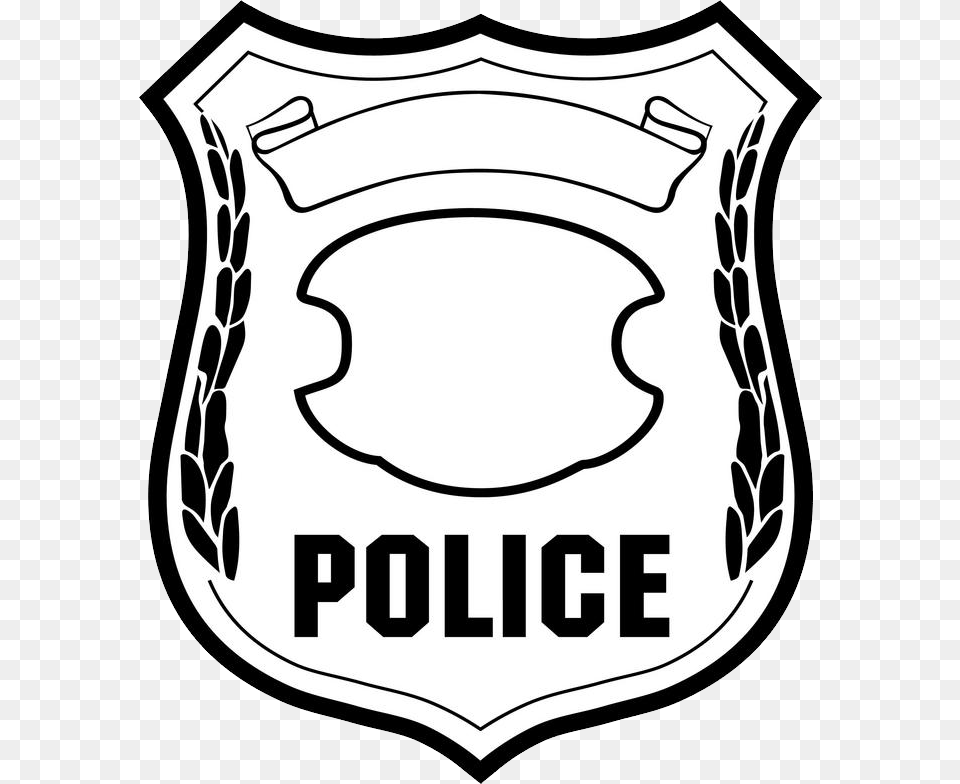 Police Badge, Logo, Symbol, Armor, Ammunition Png Image