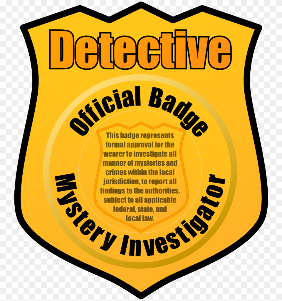Police Badge Clip Art Detective Badge, Logo, Symbol Png Image