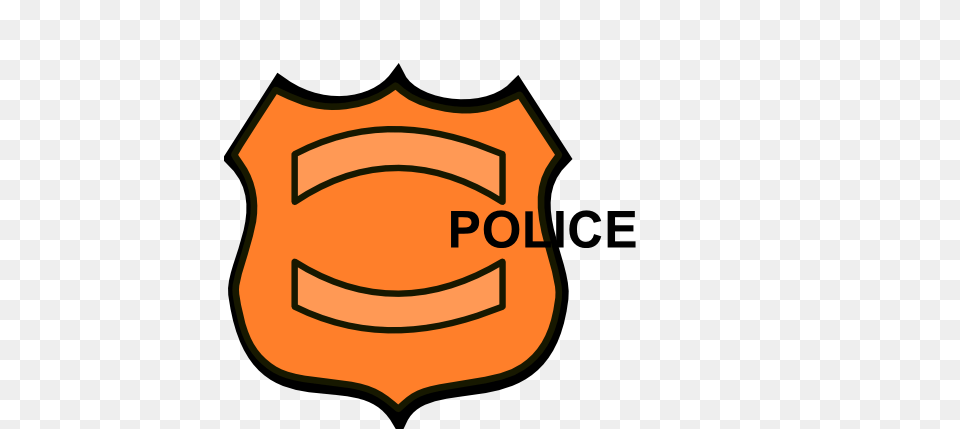 Police Badge Outline Clipart, Logo, Symbol, Armor, Shield Free Png Download
