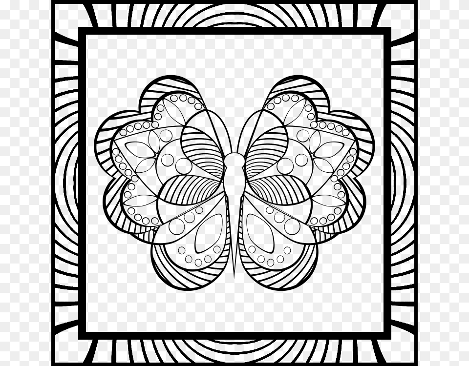 Police Badge Outline Coloring Book, Gray Png