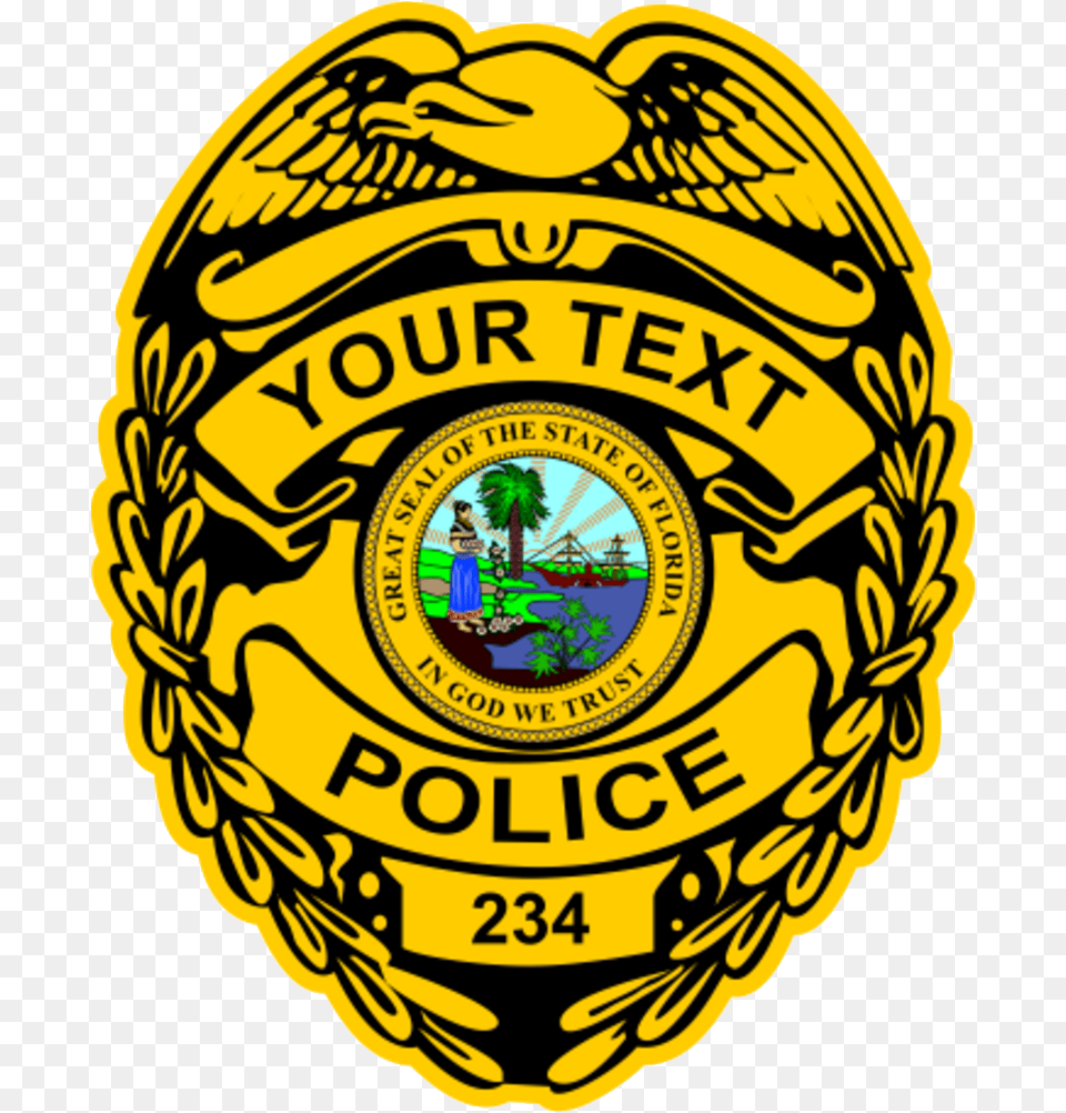 Police Badge Symbols For Police Officer, Logo, Symbol, Ammunition, Grenade Png