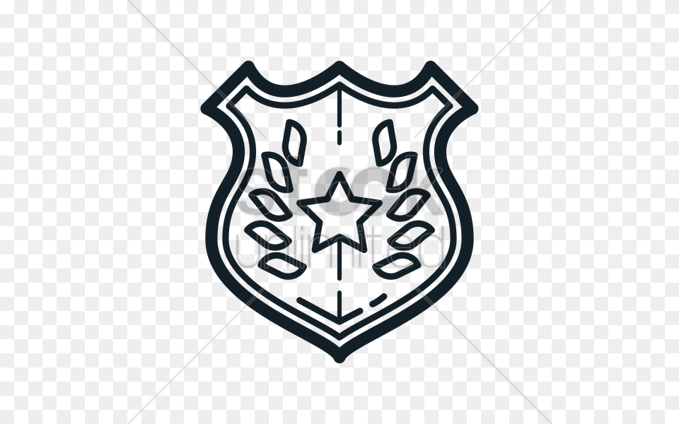Police Badge Vector Logo, Symbol, Armor, Emblem Png Image