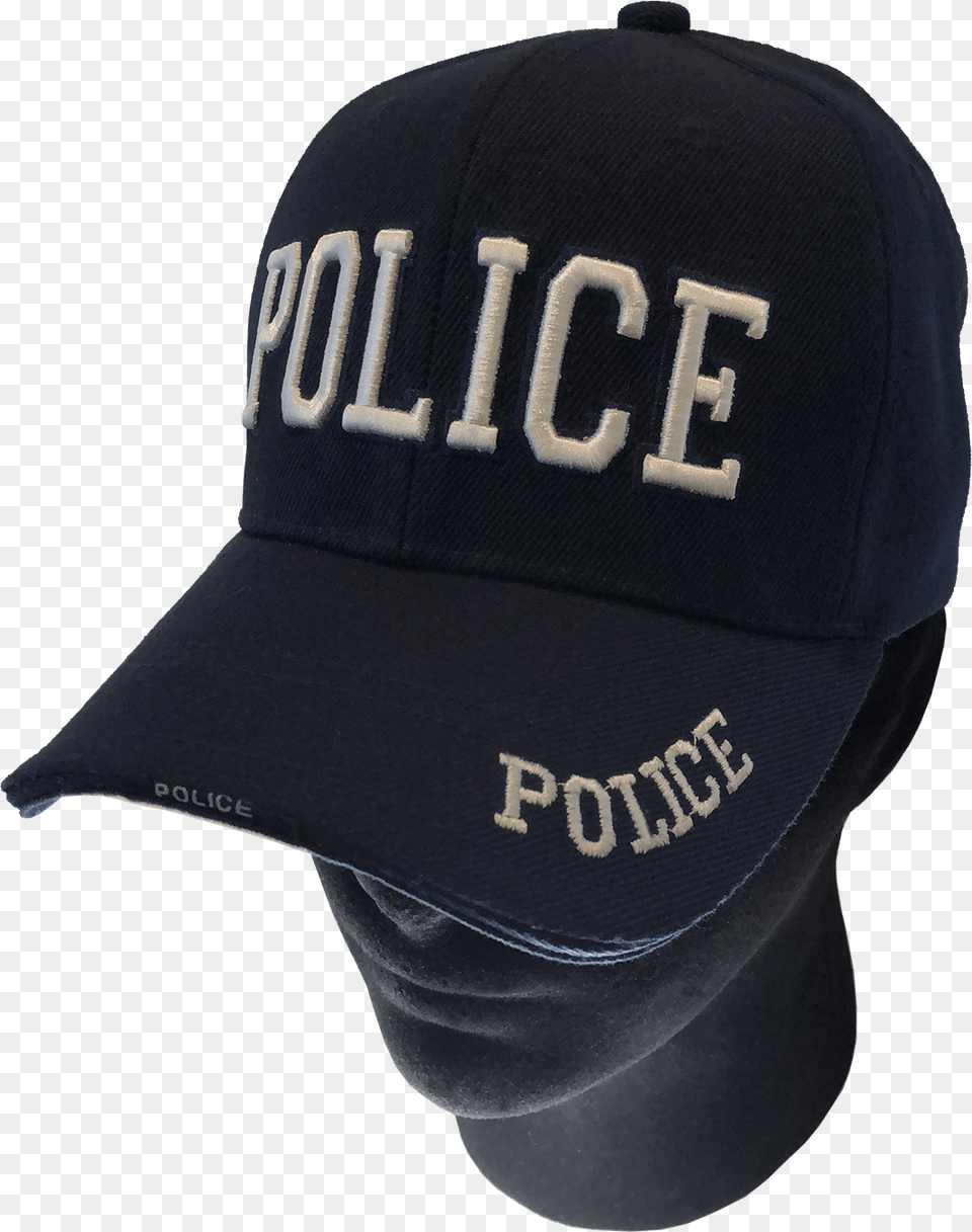 Police Baseball Cap Dark Navy Baseball Cap, Baseball Cap, Clothing, Hat, Adult Free Png Download