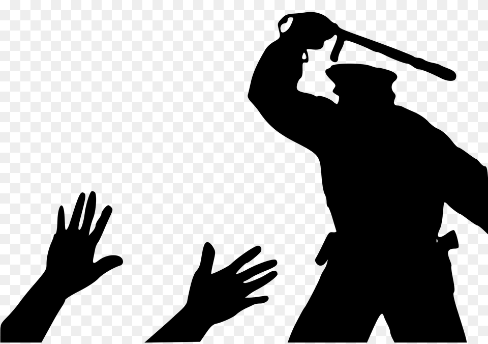 Police Brutality, Gray Free Png Download