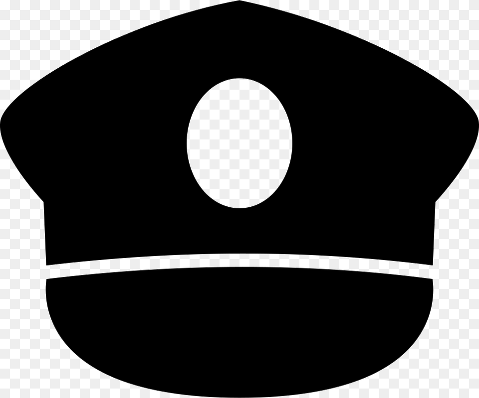 Police Cap Clipart Circle, Stencil, Baseball Cap, Clothing, Hat Png Image