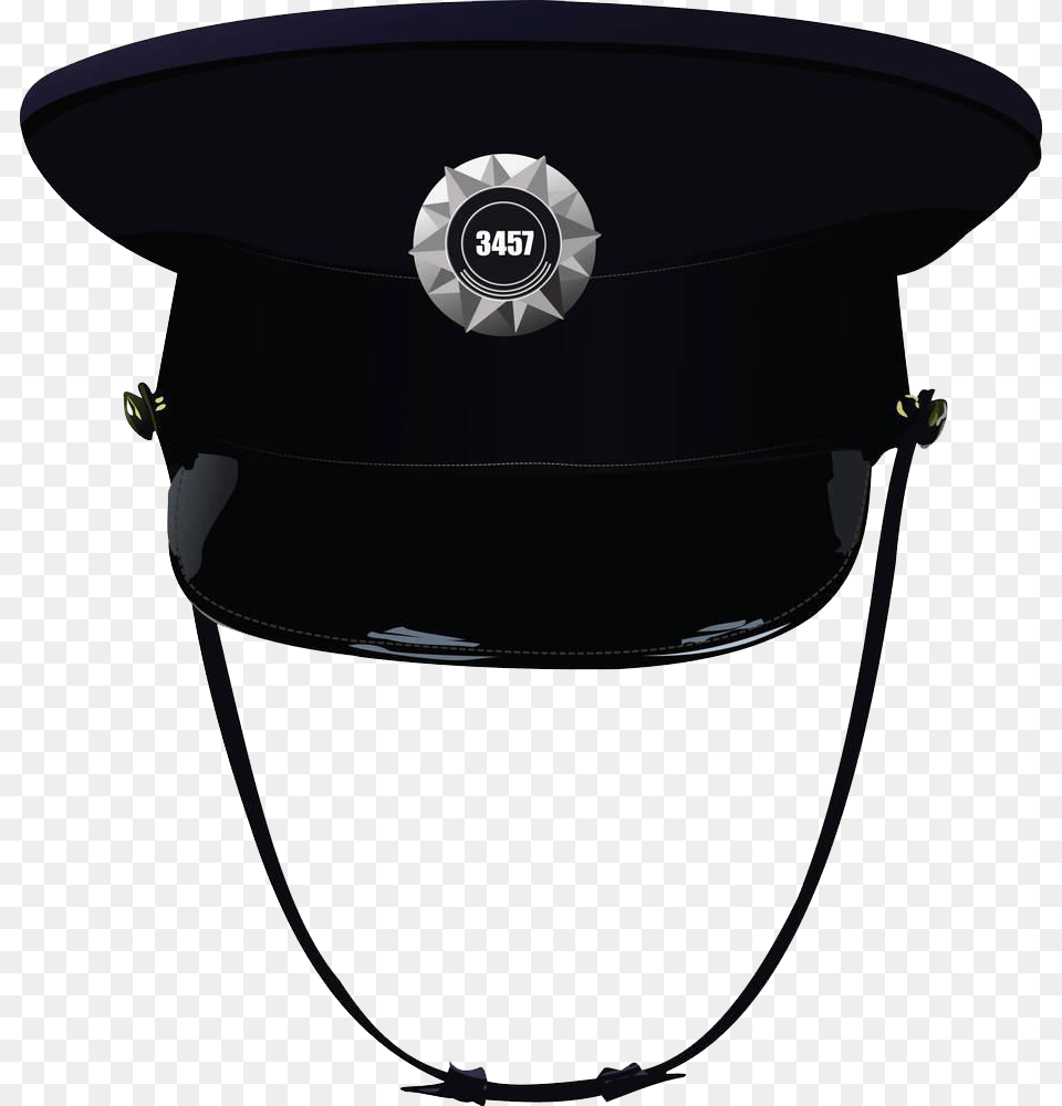 Police Cap Icon Transparent Background Police Captain Cap Transparent, Clothing, Hat, People, Person Png