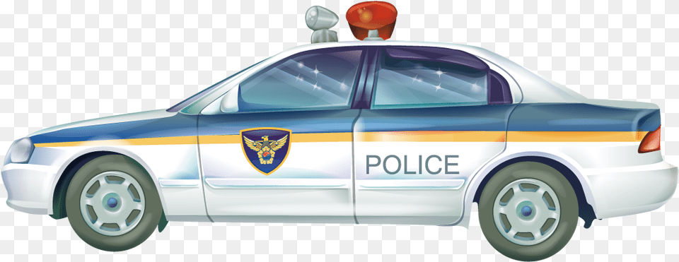 Police Car Cartoon Police Car Police Car Gif, Police Car, Transportation, Vehicle, Machine Free Png Download