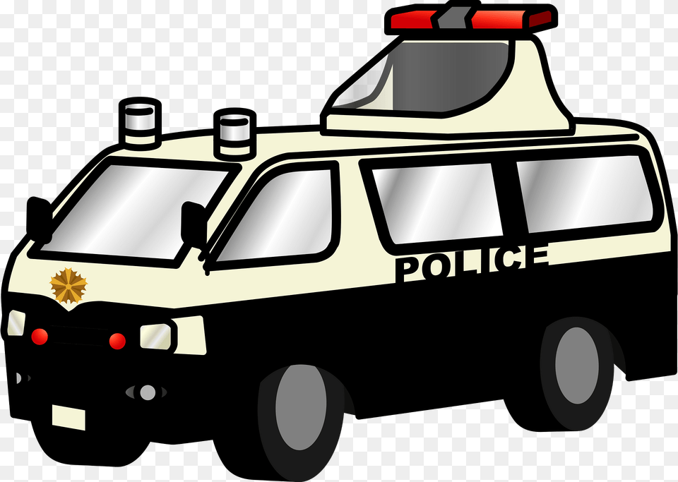 Police Car Clipart, Transportation, Vehicle, Bulldozer, Machine Png