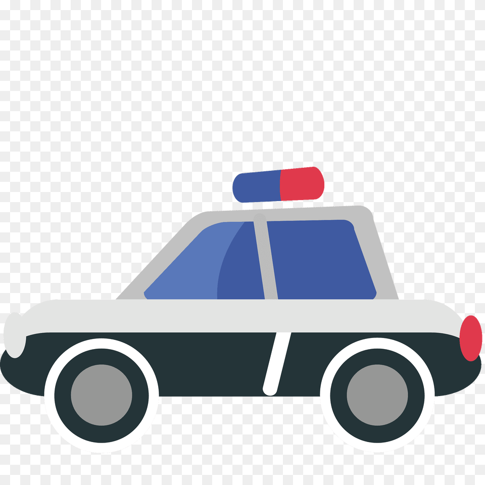 Police Car Emoji Clipart, Transportation, Police Car, Vehicle, Lawn Mower Png