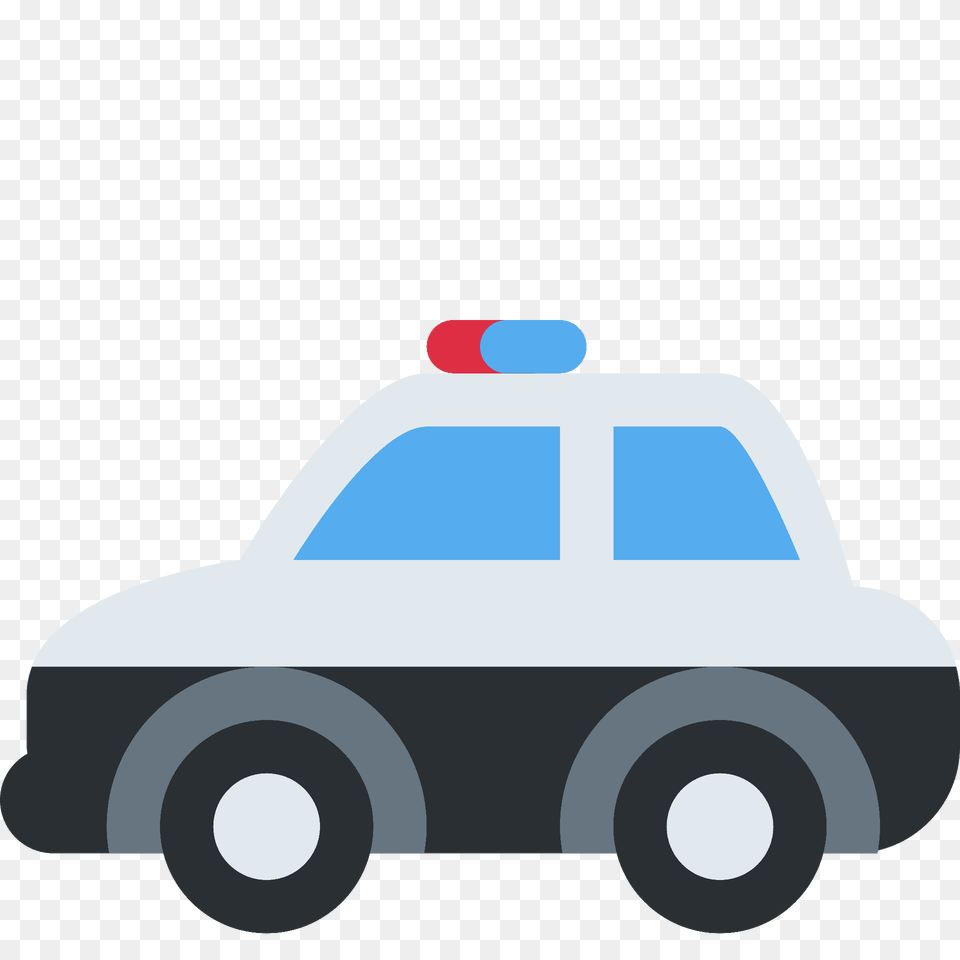 Police Car Emoji Clipart, Transportation, Police Car, Vehicle, Lawn Mower Png