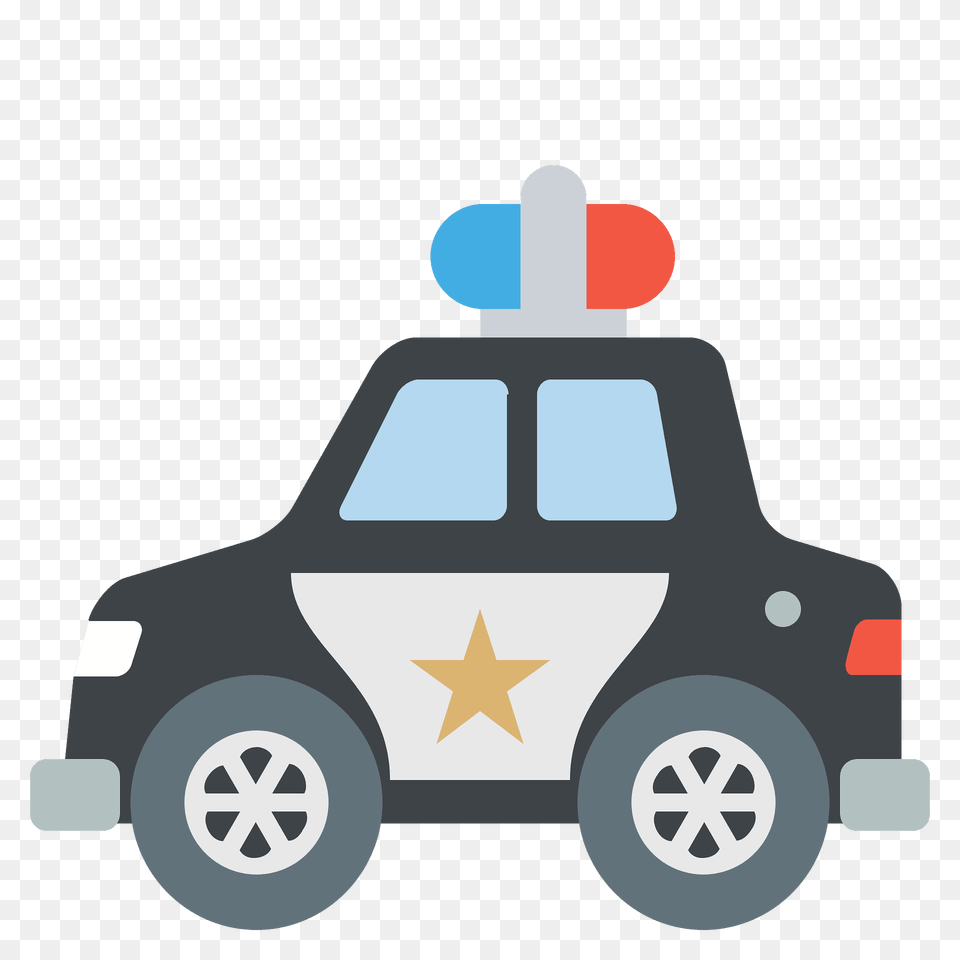 Police Car Emoji Clipart, Device, Grass, Lawn, Lawn Mower Png