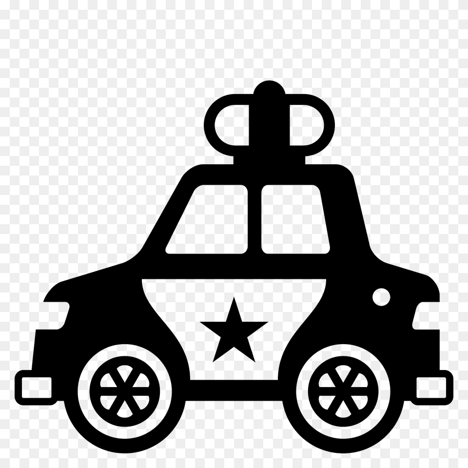Police Car Emoji Clipart, Device, Grass, Lawn, Lawn Mower Png