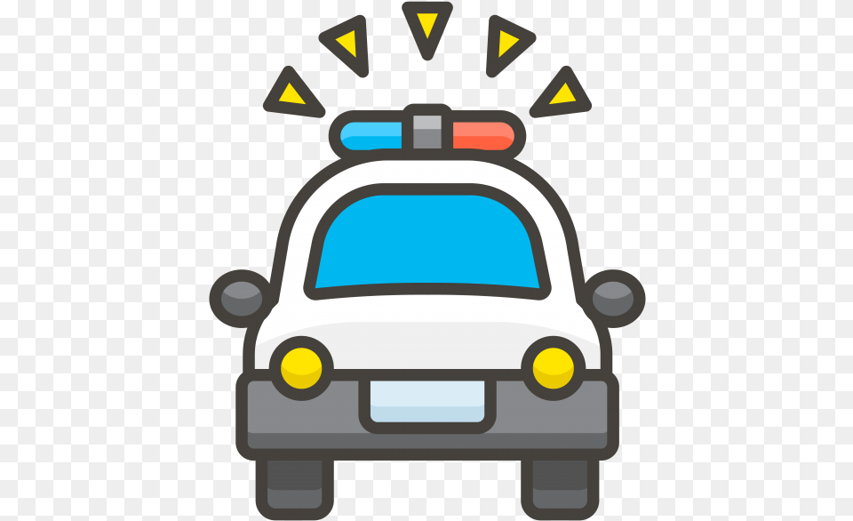 Police Car Emoji Icon Car, Transportation, Vehicle, Gas Pump, Machine Free Png