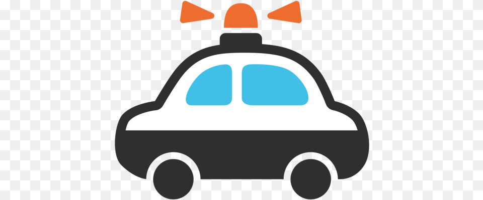 Police Car Emoji Kennedy Space Center, Transportation, Vehicle, Device, Grass Free Png Download