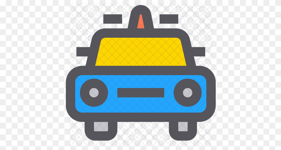 Police Car Front Icon Clip Art, Transportation, Vehicle Png