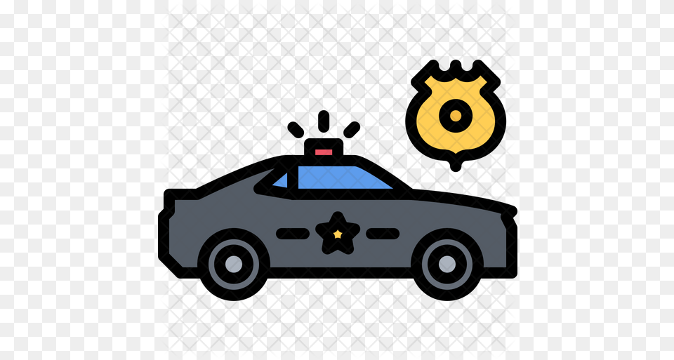 Police Car Icon Police Group Icon, Transportation, Vehicle Png Image