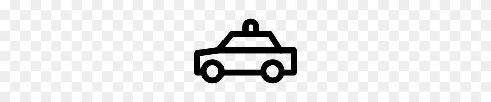 Police Car Icons Noun Project, Gray Free Png