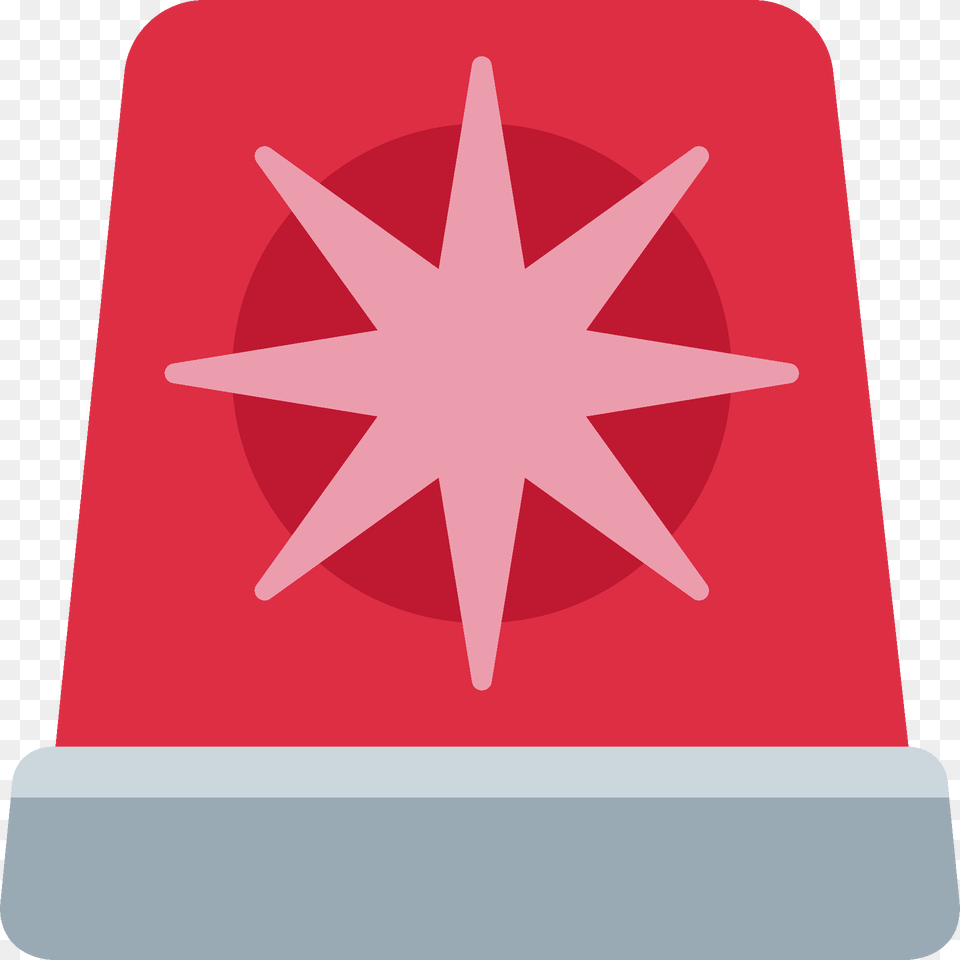 Police Car Light Emoji Clipart, Star Symbol, Symbol Png