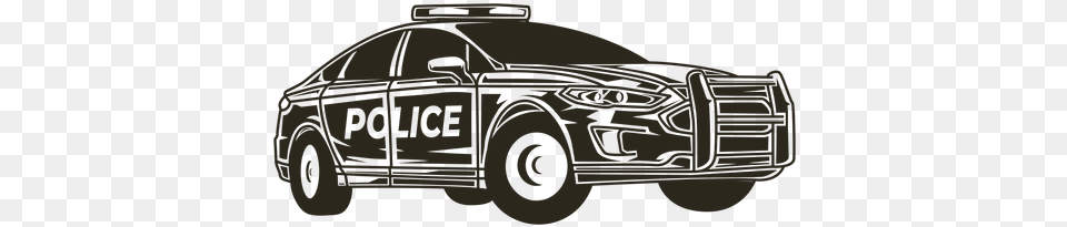 Police Car Lights Modern Transparent U0026 Svg Vector File Automotive Decal, Police Car, Transportation, Vehicle Png