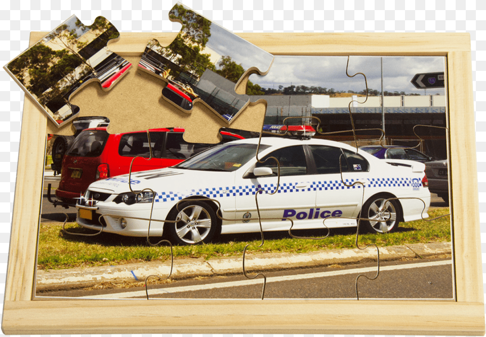 Police Car Puzzle Police Car, Transportation, Vehicle, Machine, Wheel Png