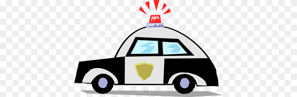 Police Car Royalty Vector Clip Art Illustration, Transportation, Vehicle, Machine, Wheel Free Png