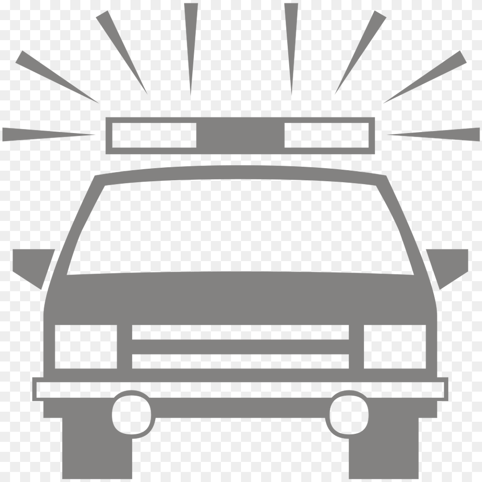 Police Car Silhouette, Transportation, Van, Vehicle Free Png Download