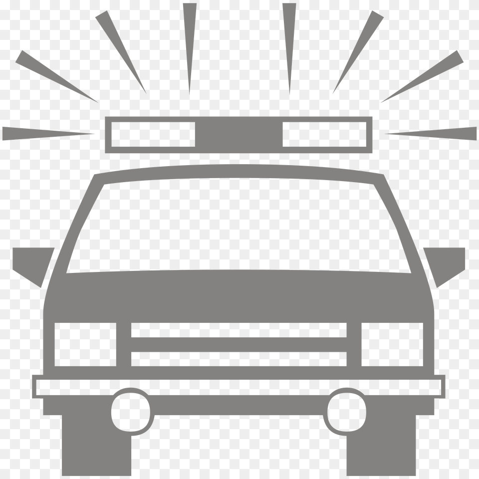 Police Car Silhouette Clipart, Transportation, Vehicle, Van Free Transparent Png