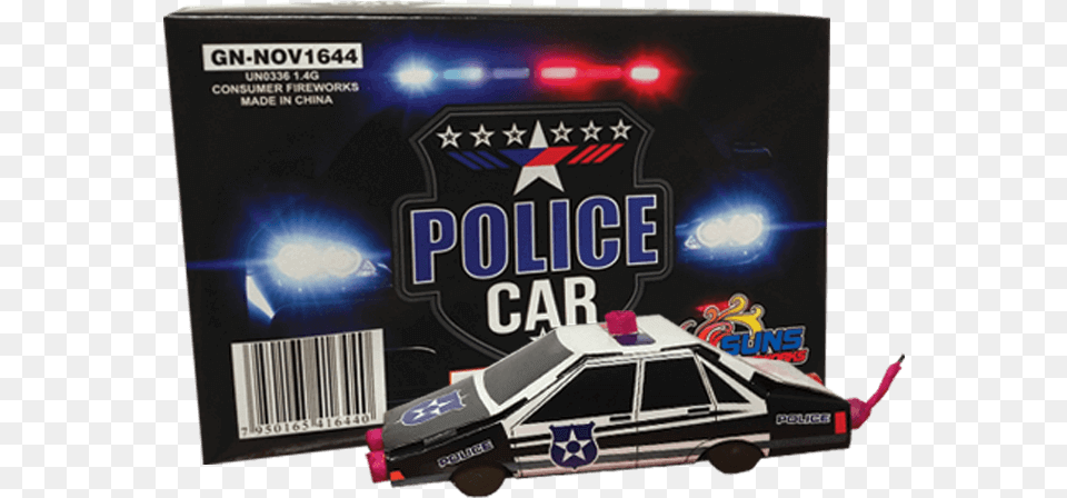 Police Car Sky King Fireworks Police Car, Machine, Spoke, Transportation, Vehicle Free Png