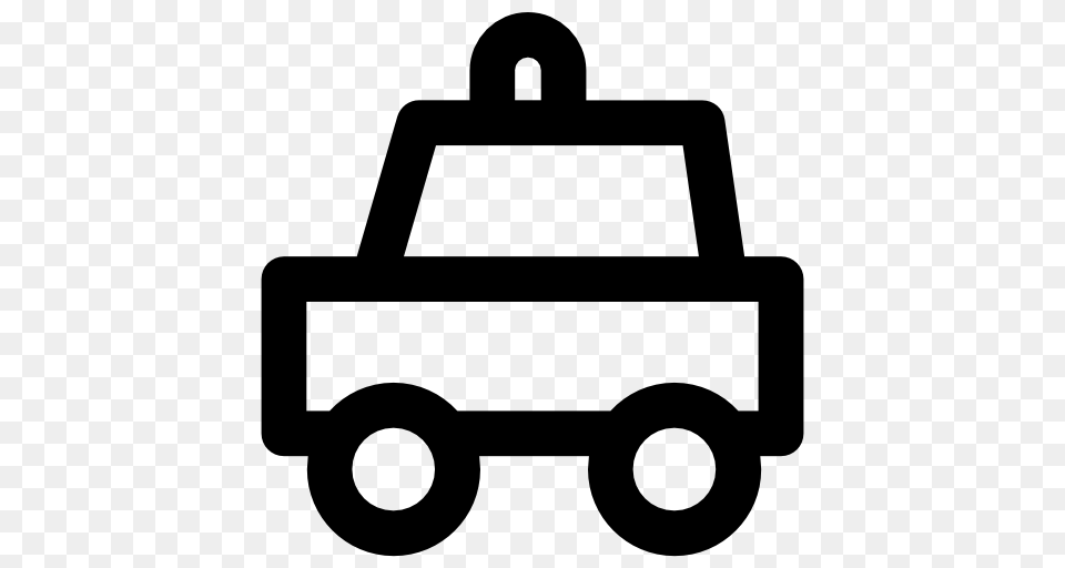 Police Car Transport Car Vehicle Emergency Automobile Icon, Gray Png