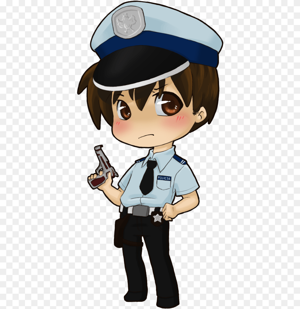 Police Chibi, Captain, Officer, Person, Baby Free Png Download