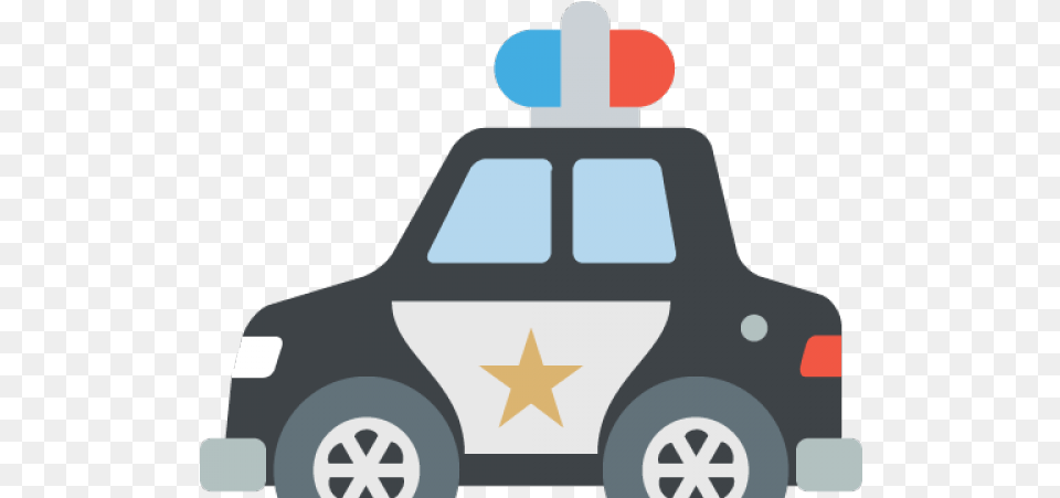 Police Clipart Emoji Polizeiauto Emoji, Transportation, Vehicle, Car Free Transparent Png