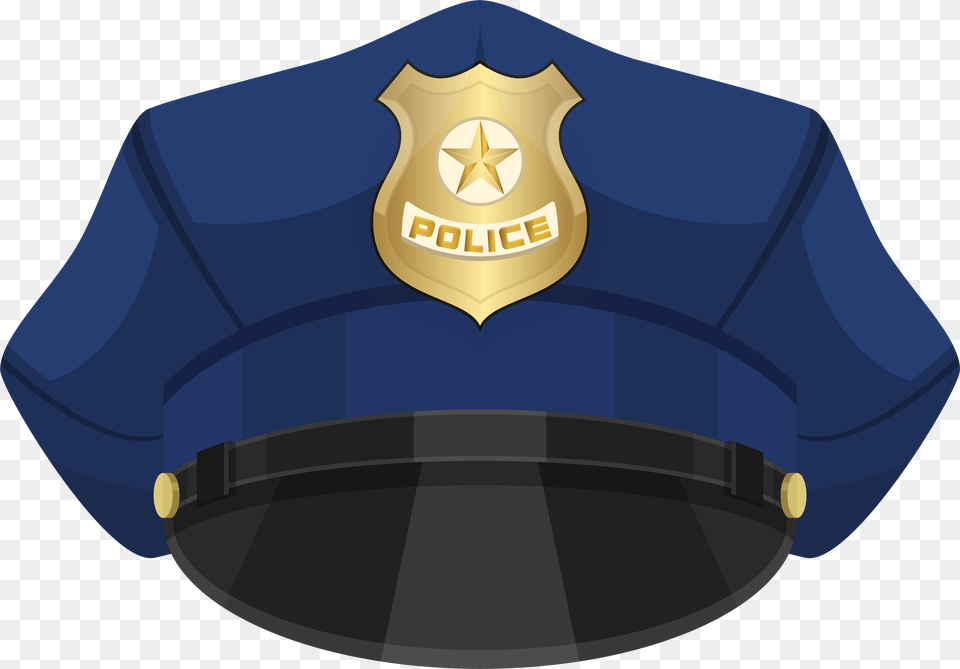 Police Clipart Frame Police Hat Transparent, Badge, Cap, Clothing, Logo Png Image