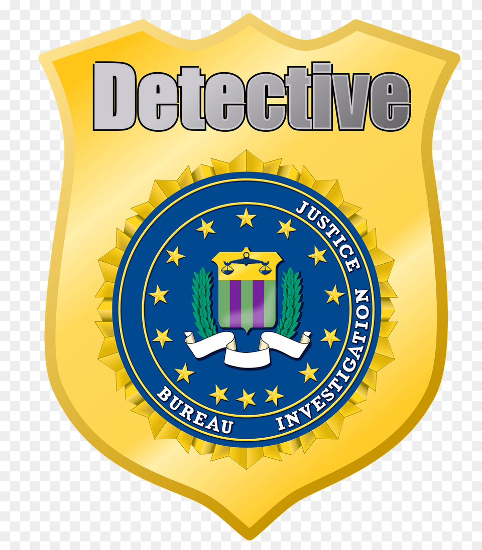 Police Detective Badge Clipart, Logo, Symbol Png Image