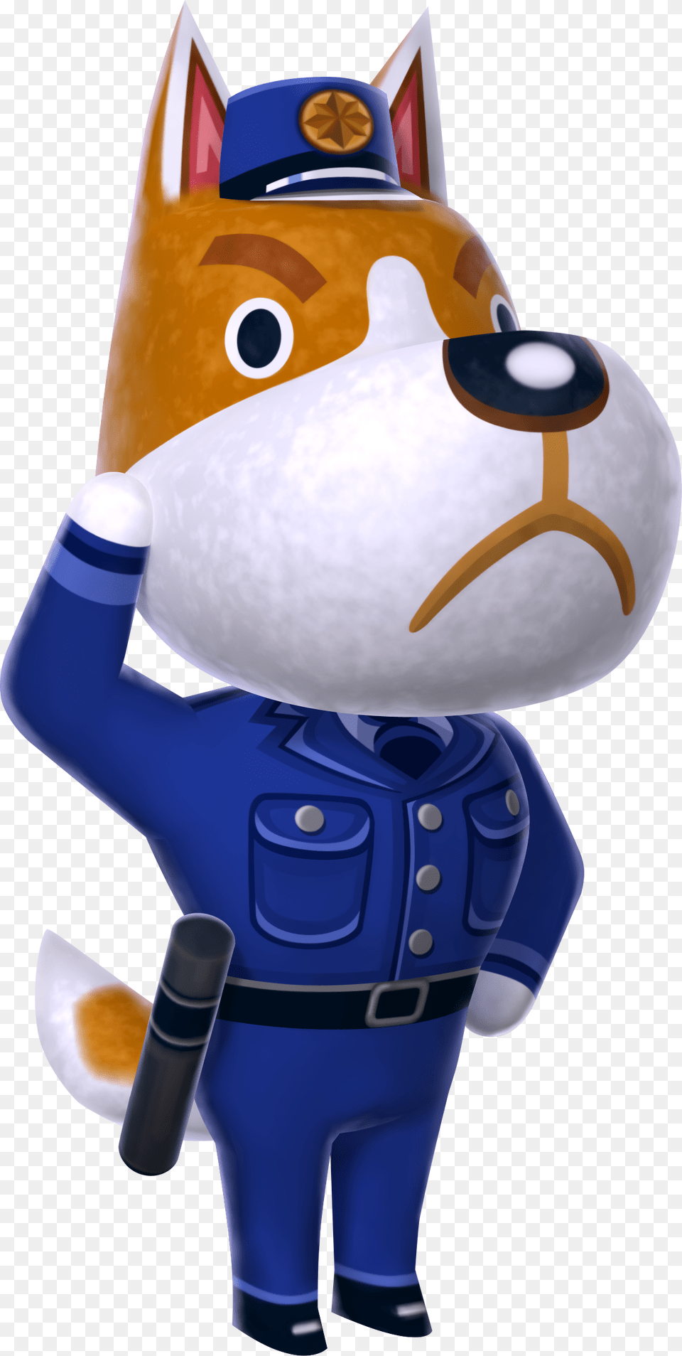 Police Dog Animal Crossing, Mascot, Nature, Outdoors, Snow Png