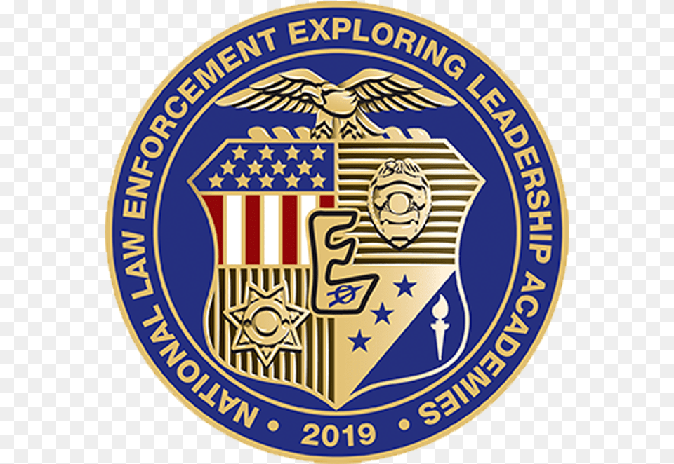 Police Explorer Badge, Emblem, Logo, Symbol, Animal Free Png Download