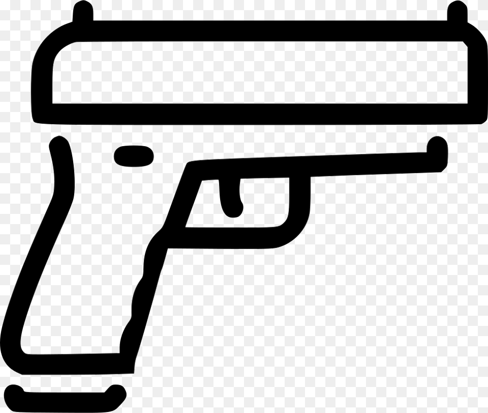 Police Gun Icon, Firearm, Handgun, Weapon Free Transparent Png
