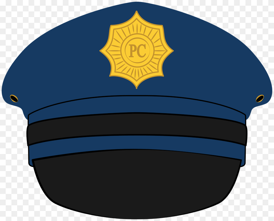 Police Hat Clipart, Cap, Clothing, Logo, Badge Free Png Download